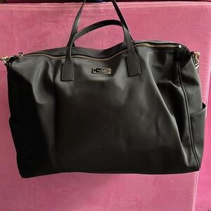 Kate Spade Black Duffel Bag Elegant Travel Essential